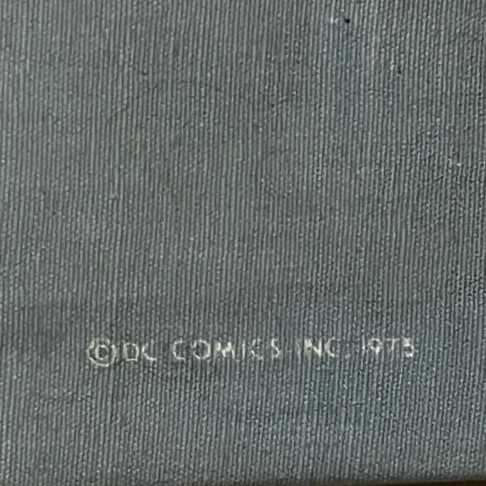 1975 Rare Vintage Superman DC Fabric Wall Hanging Comic Book Picture Red Yellow